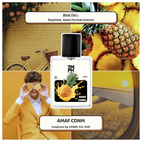 Image of TMPerfumehouse Amaf CDNM DP for Men | Citrusy, Woody & Long Lasting Perfume Spray | Citrusy, Fruity & Leathery Fragrance | Luxury Gift for Him | TMPH | 50ml