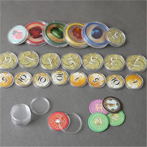Capsulas transparentes para monedas 150 piezas 30mm miniatura 4