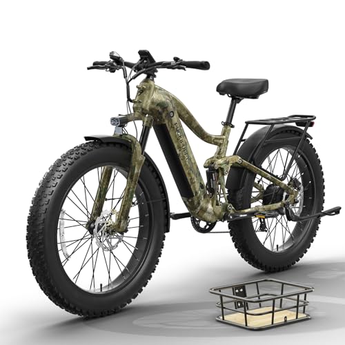 PUCKIPUPPY 960W Fat Tire Hunting E-Bike