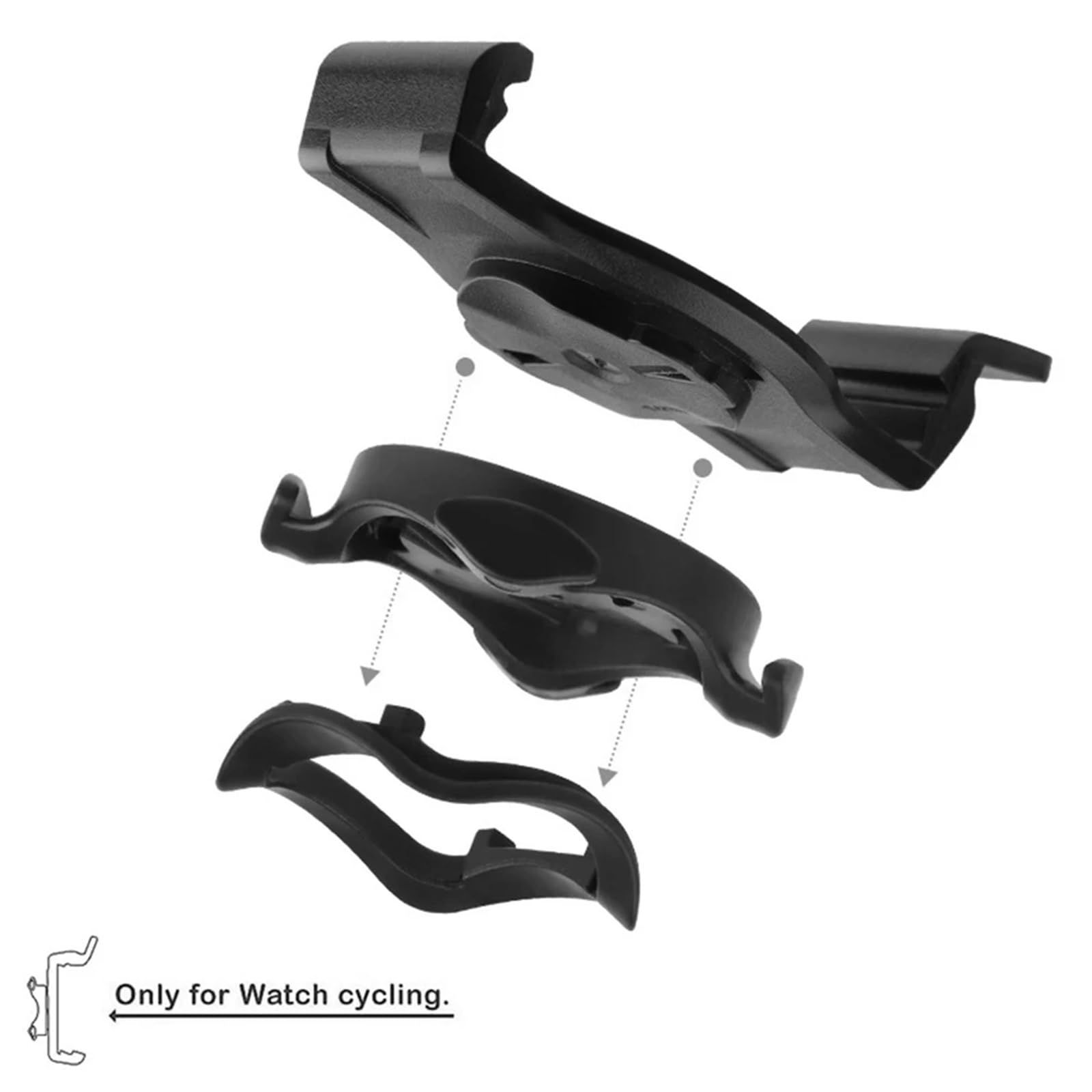 Fit MTB Bike Mount Watch Computer Base Accessori 20/22/26mm per Cronometro GPS Road Bike (Full)