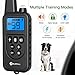 Slopehill Dog Training Collar, Waterproof Dog Shock Collar with Remote, Rechargeable Dog Collar with Vibration, Beep, Shock Light Modes, Adjustable 0 to 99 Shock Levels