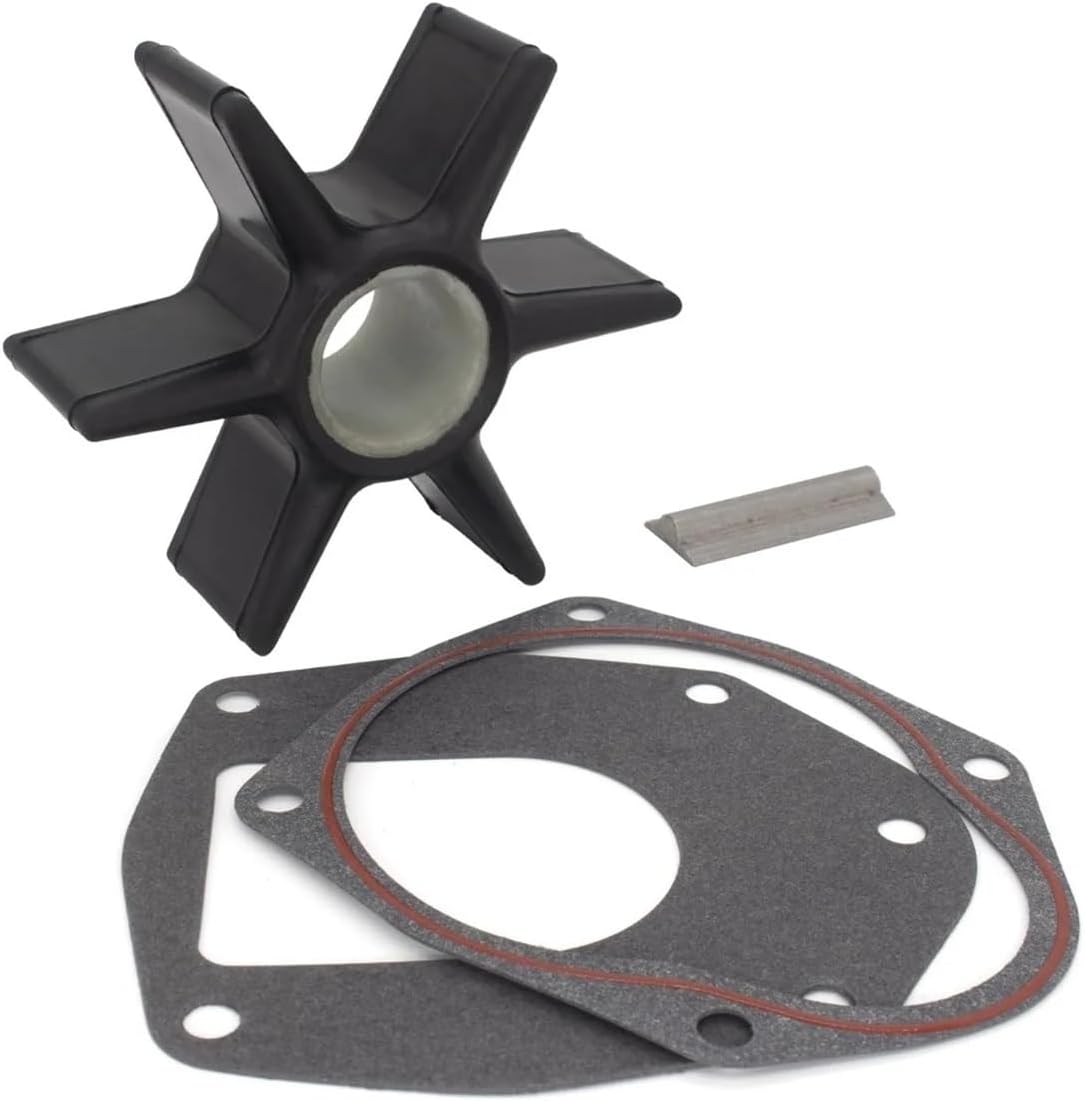 Water Pump Impeller Kit Compatible with 2 2.5 3 5 6 8 9.9 15 20 25 30 40 50 60 70 75 90 115 125 225 300 HP 47-16154 18-3098(2 2.5 3 3.3HP)