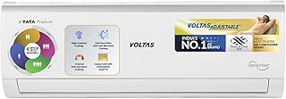 Voltas 1.4 Ton 3 Star, Inverter Split AC (Copper, 4-in-1 Adjustable Mode, Anti-dust Filter, 173V CAE, White)