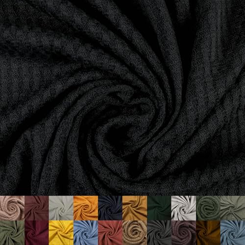 Stylish FABRIC 59' Wide Rayon Spandex Waffle Open...
