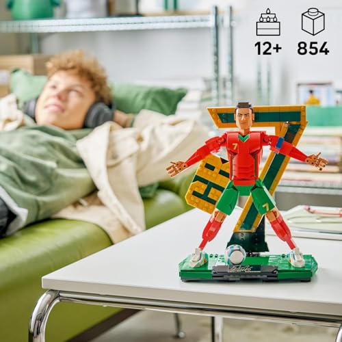 Image of LEGO Editions Cristiano Ronaldo - Soccer Legend - Building Set for Kids - Soccer Decor - 43016