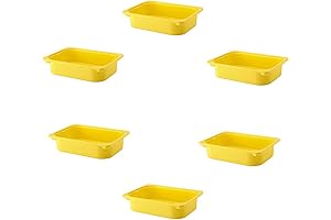 ikea trofast bins, Set of 6, 16 1/2x11 3/4x4", Yellow