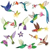 fensterbilder blumen transparentpapier Einfach anzubringen und wiederverwendbar (bei Aufbewahrung auf Trägerfolie)