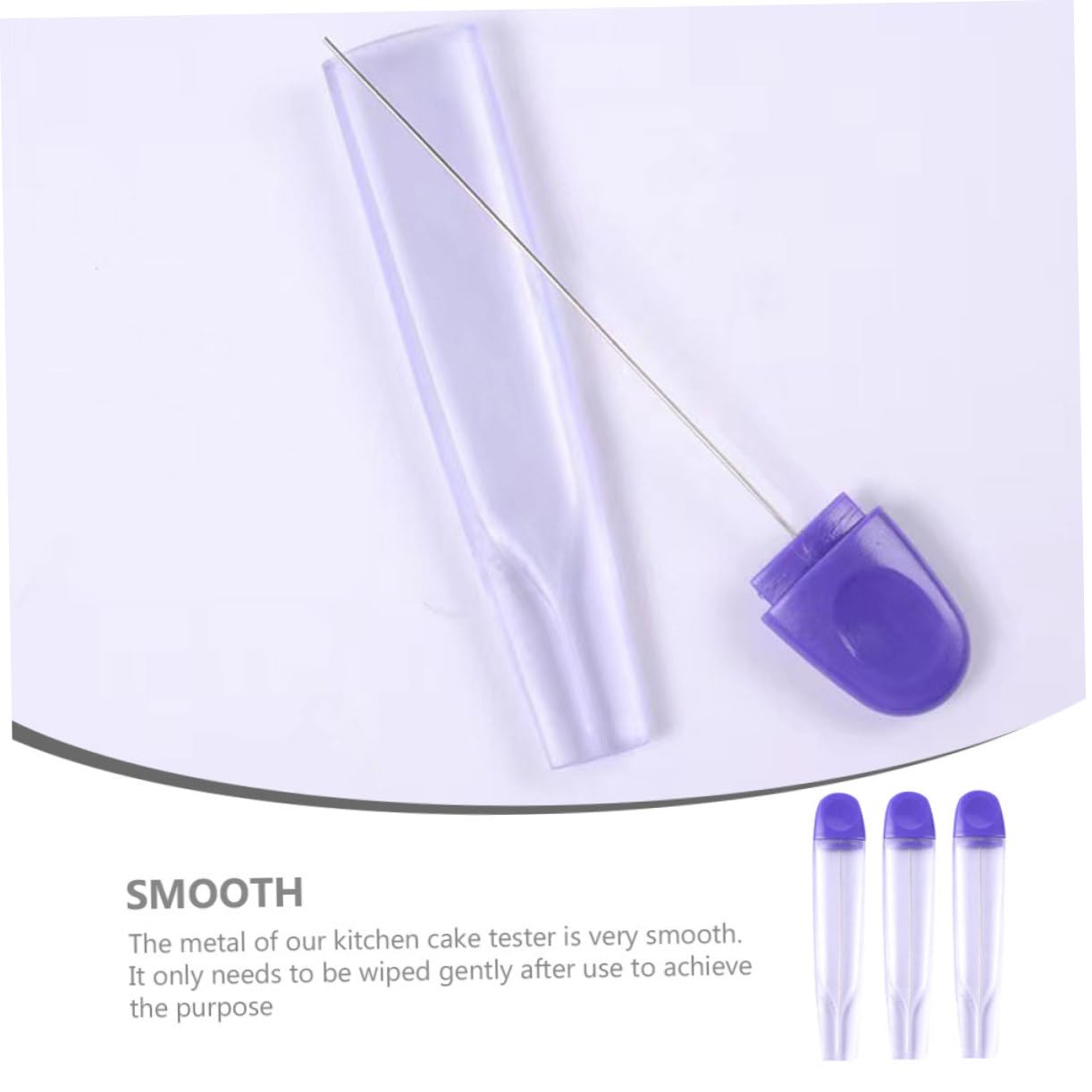 MOLUCKFU 3sets Reusable Cake Testing Needles of Cake Test Tools for Baking Bread Testing Probes Convenient Kitchen Bakery Accessories Design