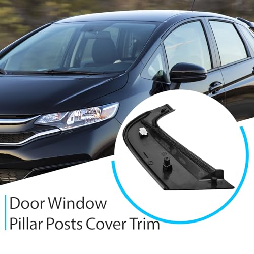 image for Quorlentia Door Window Pillar Posts Cover Trim Rear Pillar Molding Gar