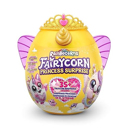 Bizak Rainbocorns Fairycorn Princesas, huevo con más de 35 sorpresas diferentes para abrir y descubrir, incluye alas, tiara, varita mágica, sorpresas viscosas y mucho más (62369281)