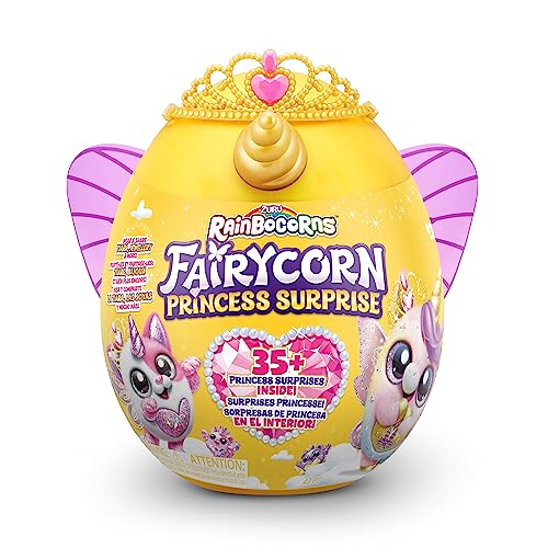 Bizak Rainbocorns Fairycorn Princesas, Huevo con más de 35 sorpresas Diferentes para Abrir y Descubrir, Incluye alas, Tiara, Varita mágica, sorpresas viscosas y Mucho más (62369281)