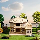 [モダンなヴィラモデル] - このモダンなヴィラの3Dパズルの建築外観は、私たちが住んでいる家の建築の詳細を高度に再現するように設計されており、組み立て後のデスクトップデコレーション、家の装飾品、収集品として使用できます。 [ログカラー] では、想像力を働かせてこのパズルハウスDIYカラーリングを。ユニークなパズルになります。ユニークなギフトとしてもご利用いただけます! [組み立て前のヒント] - 完成までに1~2時間かかります。 対象年齢:14歳以上、もちろんパズル愛好家の方にお勧めです。 辛...