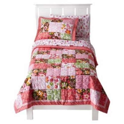 Circo174; Blossom Quilt Set - Pink (Full)