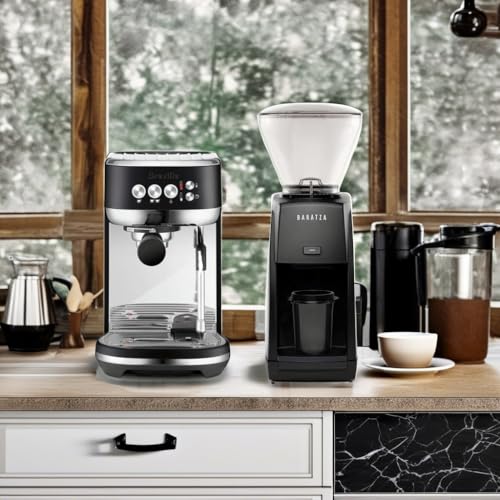 Image of Breville Bambino Plus Espresso Machine Bundle w / Baratza Encore ESP Espresso Grinder | Black | BEP501BTR1BNA1