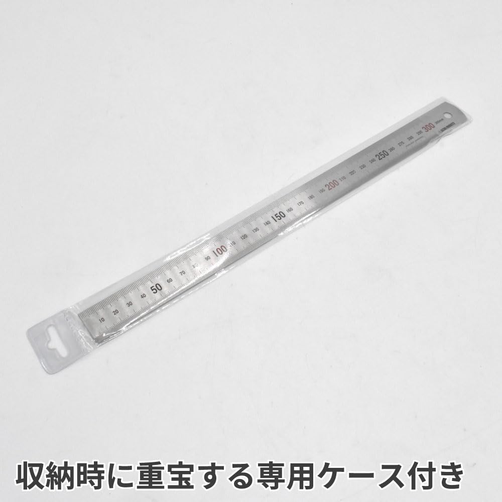 Amazon.co.jp: AP ステンレススケール 300mm ｜ 定規 ものさし 物差し