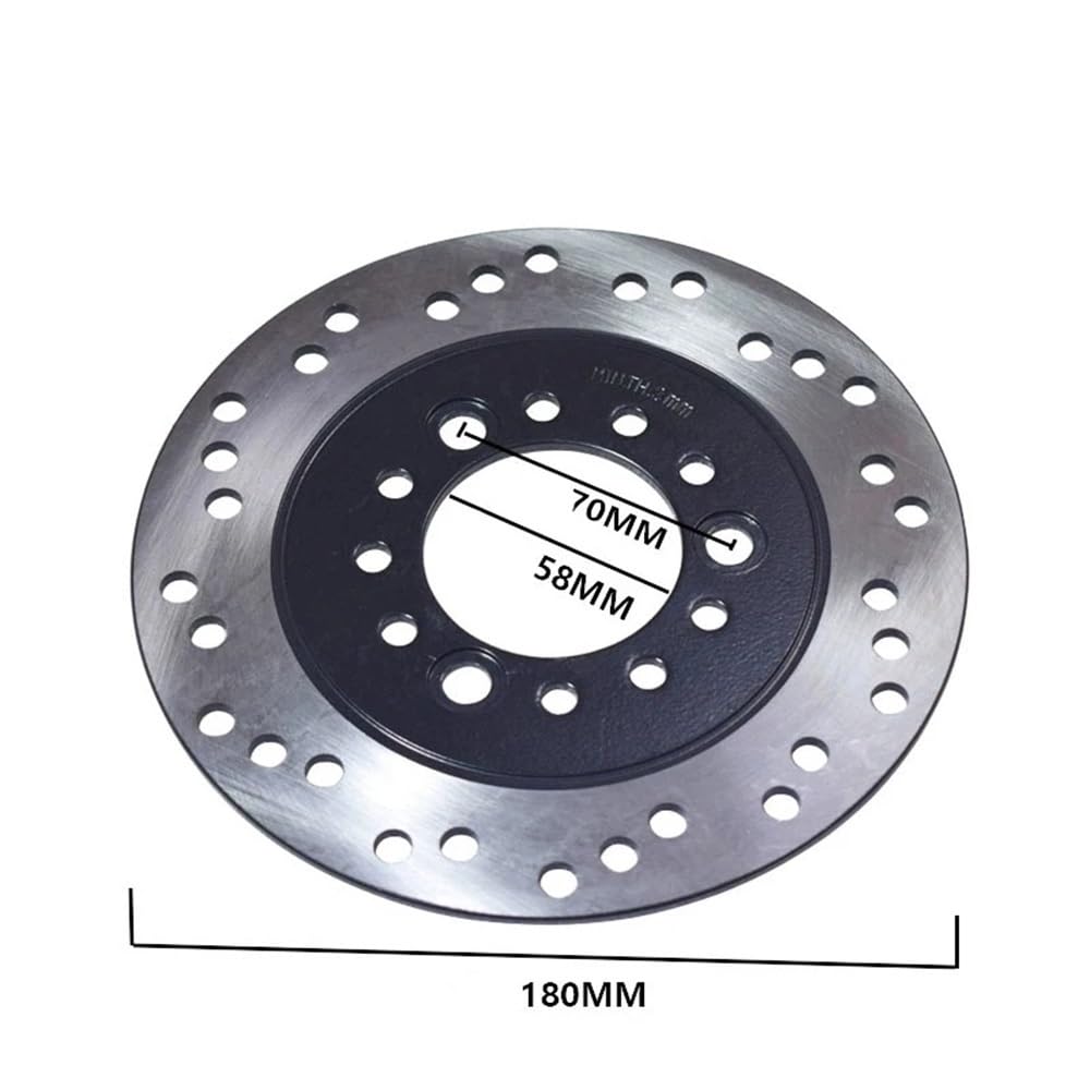 Dischi Freno Piastra freno a disco per moto anteriore 180mm pezzi di ricambio per freni a per scooter 100cc WH100T-G-6 per GCC-100 per SCR100