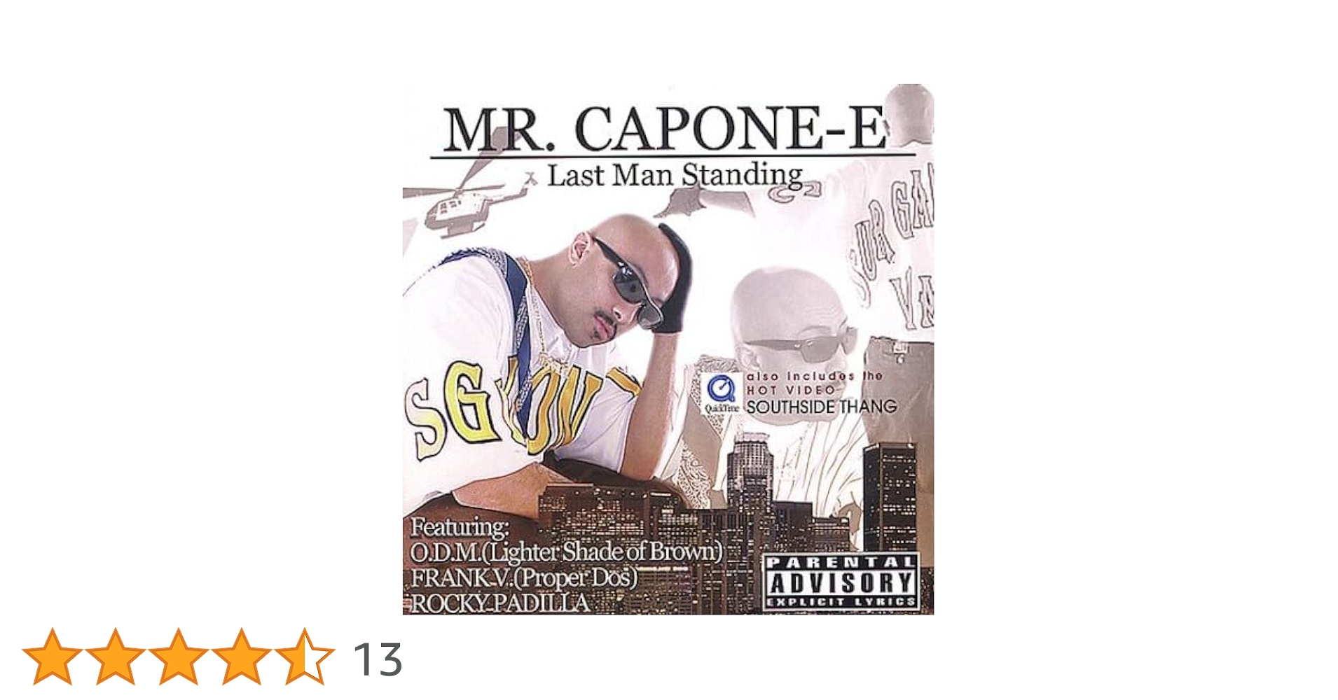 ヒップホップ+ラップ MR. CAPONE-E / Last Man Standing Last Man Standing: MR. CAPONE-E: Amazon.ca: Music