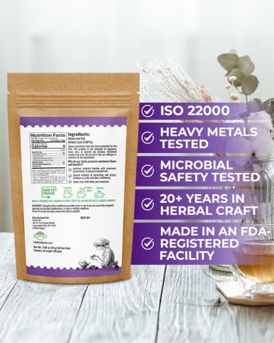 Image of 50 Bags Alfalfa Leaf Alfalfa Herb Tea (Medicago Sativa) - 24 Count 2g Tea Bags