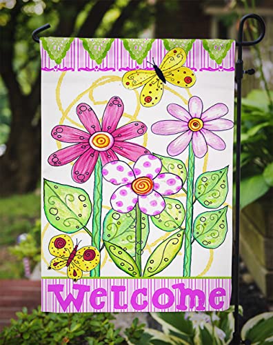 Drapeau bienvenue fleur Caroline's Treasures de qualité supérieure