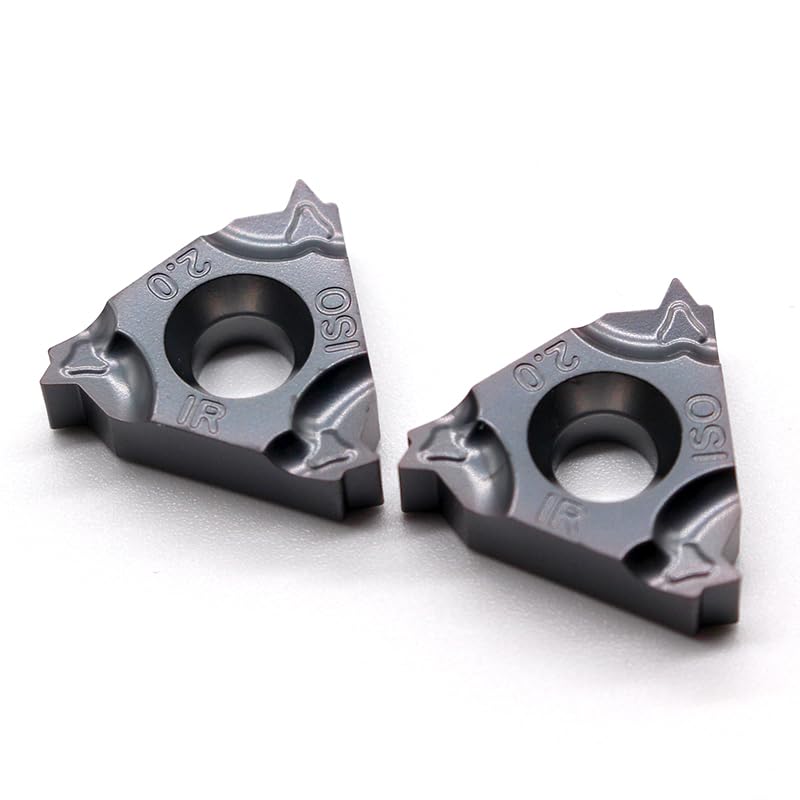 Tool Part for 16IR 1.0 ISO 1.25 1.5 1.75 2.0 2.5 3.0 22IR 3.5 4.0 4.5 5.0 Thread Turning Tools Tungsten Insert Threading - (Angle: 100PCS / Shank Diameter: 22IRM 4.00)