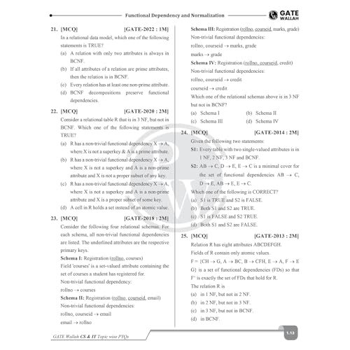 Image of PW GATEWALLAH Computer Science & IT Topicwise Previous Year Solved Papers (2026 - 2008) with Video Solutions For 2027 Exams | Detailed Text Solutions