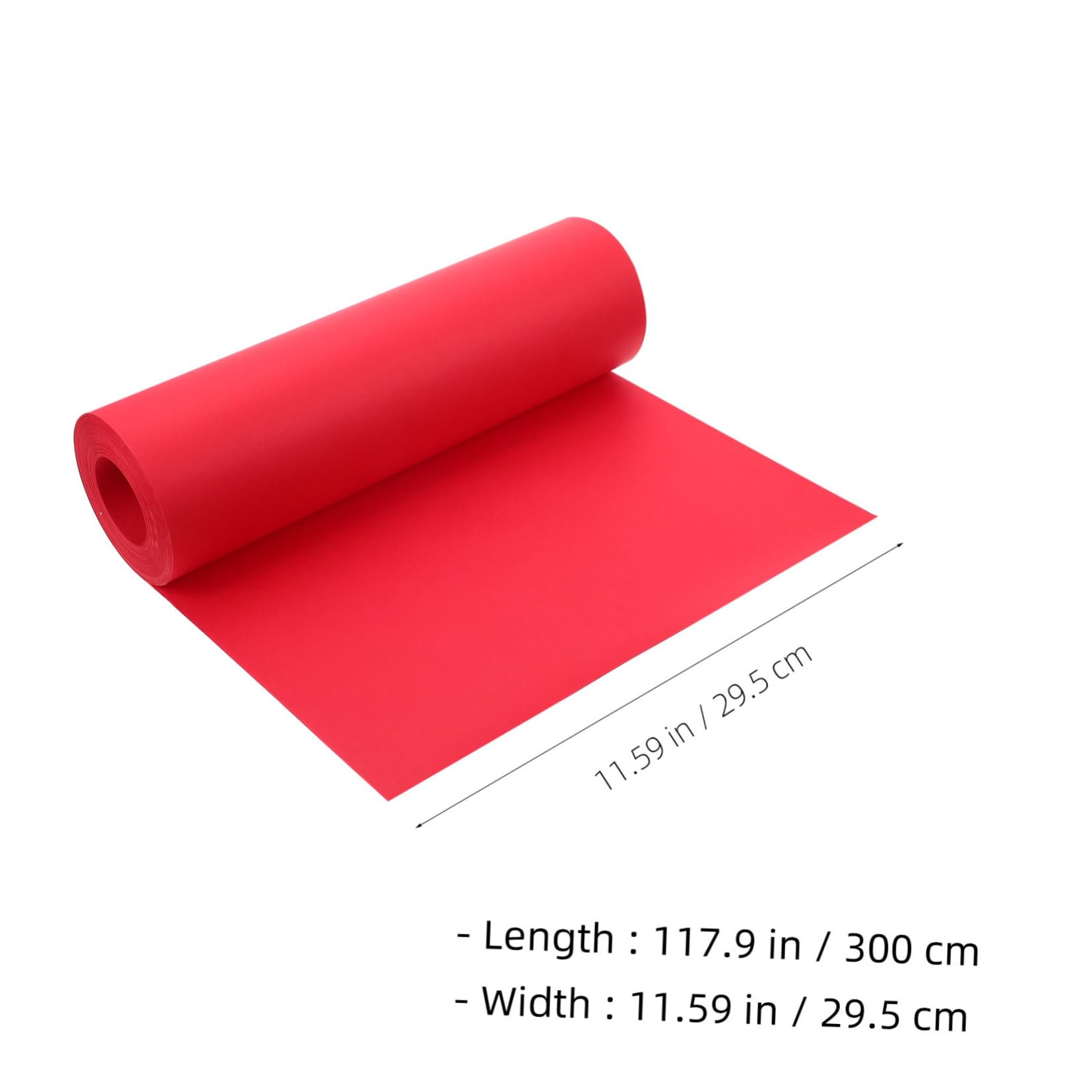 Healvian 1Roll Practical Red Paper for Bouquet Packing Present Wrapping Arts Crafts Decorative Packaging and Recyclable Craft Paper