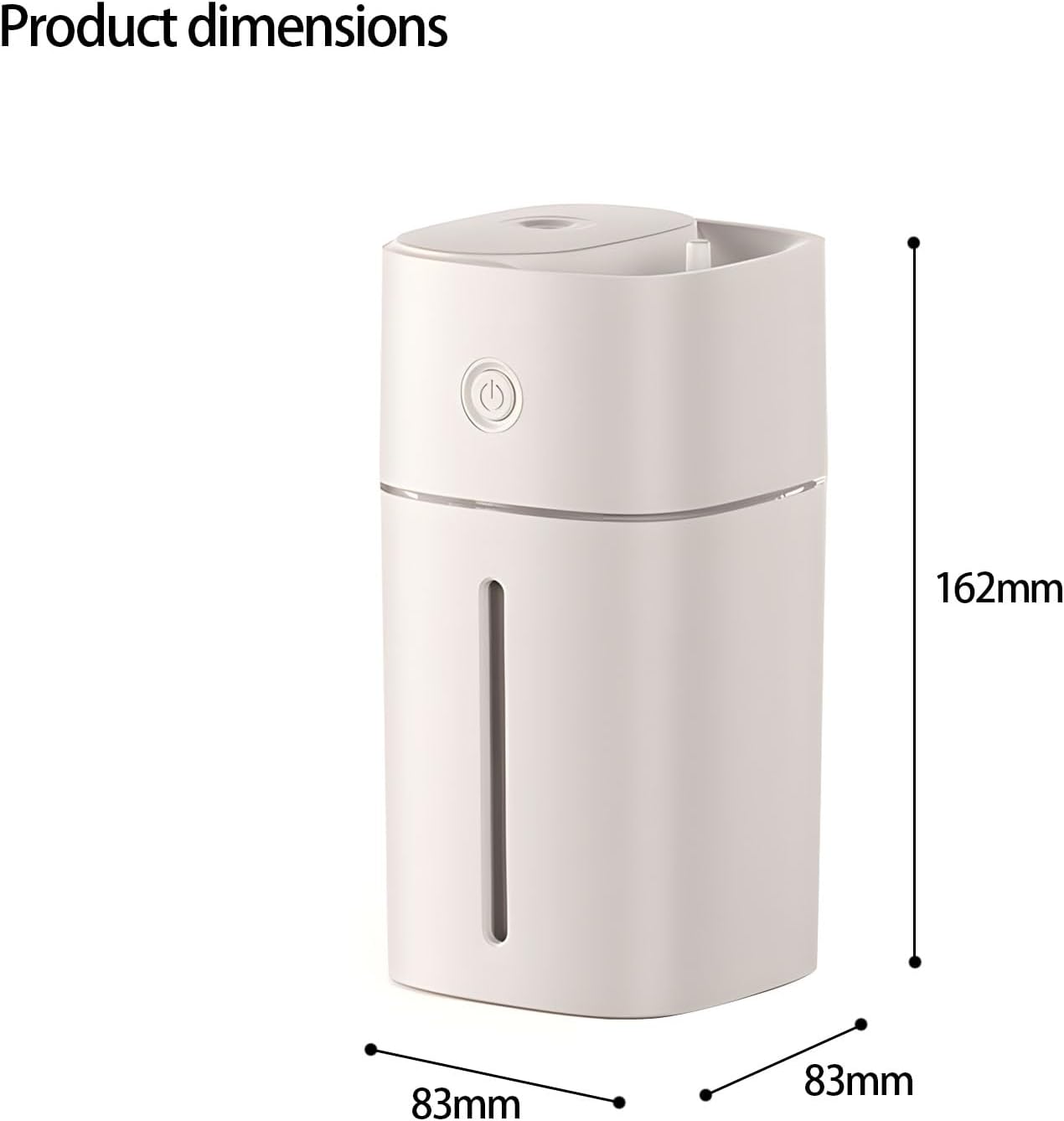 Cool Mist Car Humidifier Diffuser USB C Rechargeable Cordless Design for Room and Use Cordless Humidifier Rechargeable
