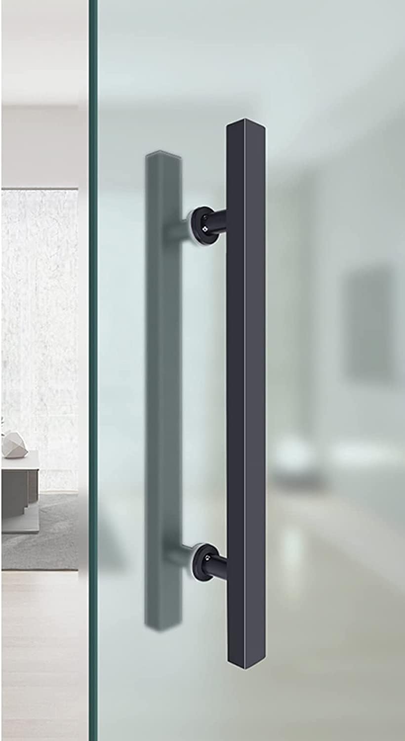 Bathroom Glass Door Handle Replacement Parts Stainless Steel Shower Door Handles Internal External Grab Bar (Size : 400mm)