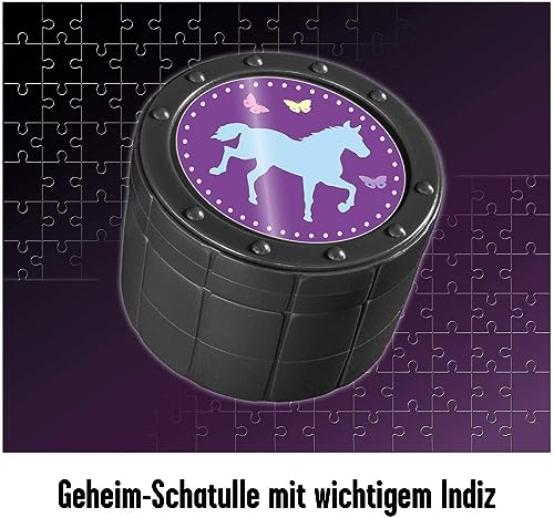 KOSMOS Krimi Puzzle Die DREI !!! Skandal auf dem Reitturnier, 200 Teile – Ansicht 5