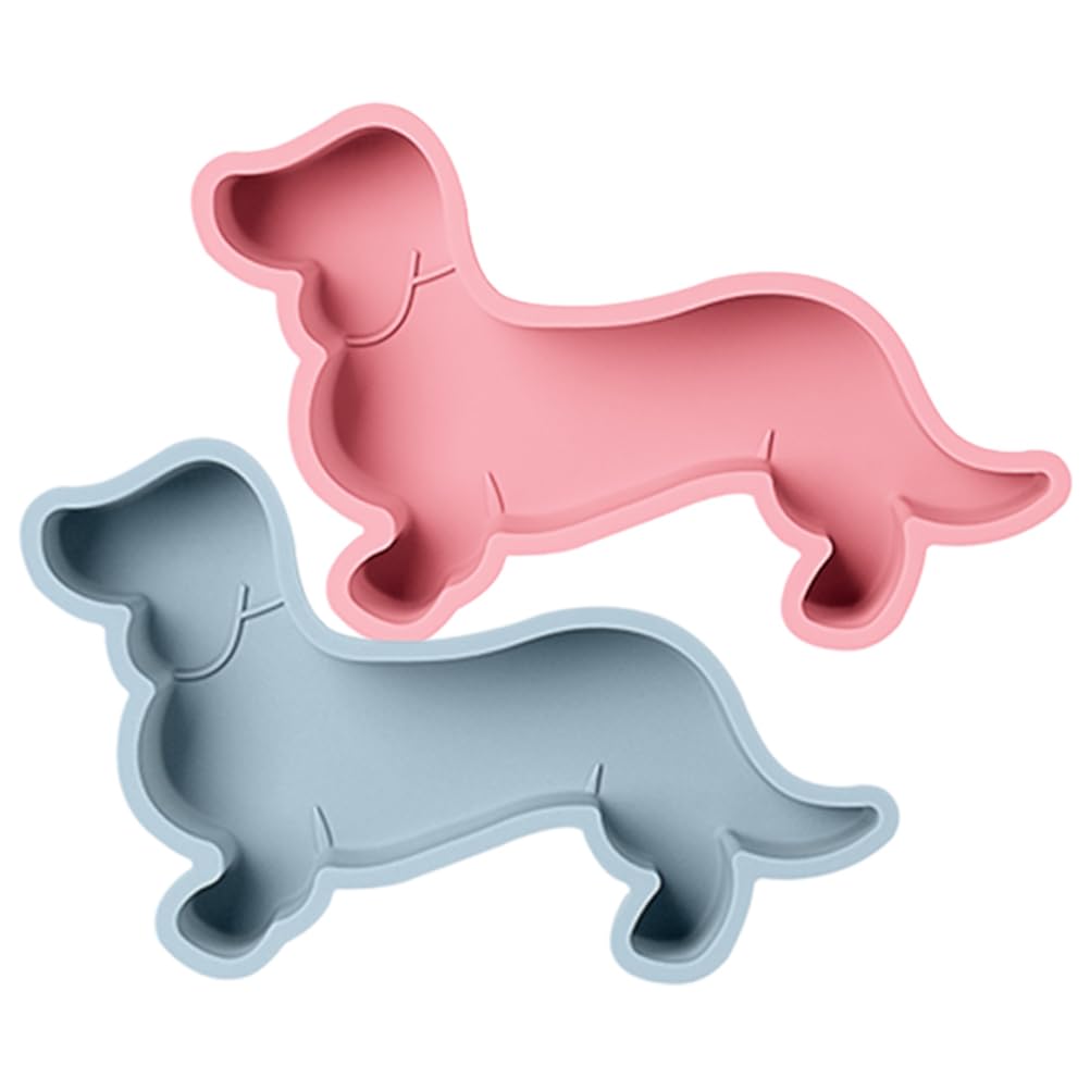 Kichvoe Stampo in silicone a forma di bassotto, 2 stampi per torte di compleanno per cani, in silicone, per torte, muffin, pane, toast mousse Scone Kichvoe Stampo in silicone a forma di bassotto, 2 stampi per torte di compleanno per cani, in silicone, per torte, muffin, pane, toast mousse Scone