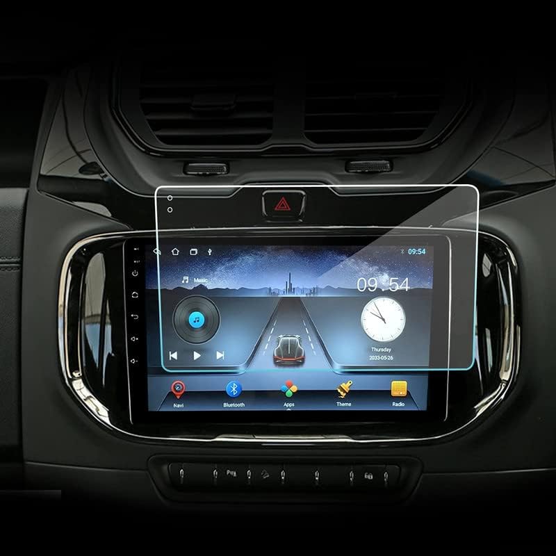 Dlotoy 9 inch Screen Tempered Glass /Touch Screen Guard /Screen Protector Display Monitor Glass for Toyota Glanza Double DIN Car Android Music System