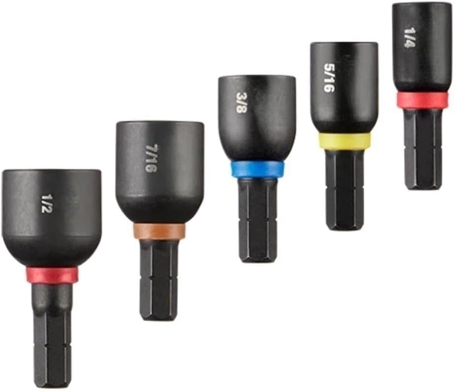 Insert Magnetic Nut Driver Set For Milwaukee Tool 49-66-4563 Shockwave