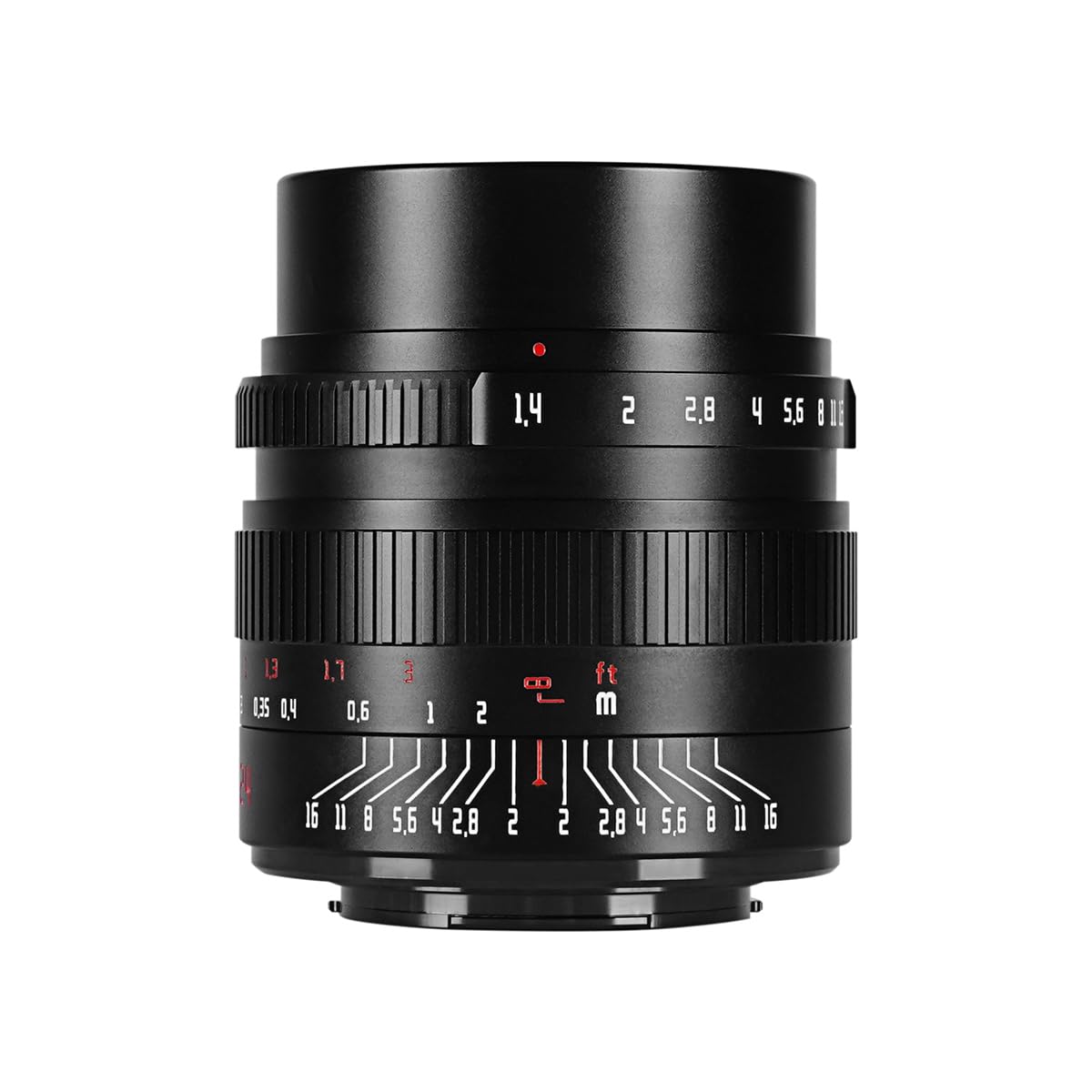 7artisans Obiettivo F1.4 24 mm APS-C Humanities Obiettivo con ampia apertura per fotocamere mirrorless per M43 Mount Cameras EPM1 EPL2 E-P1 E-M1 E-M5 E-M10IIl Pen-F G7 GH4 GH5 e More.