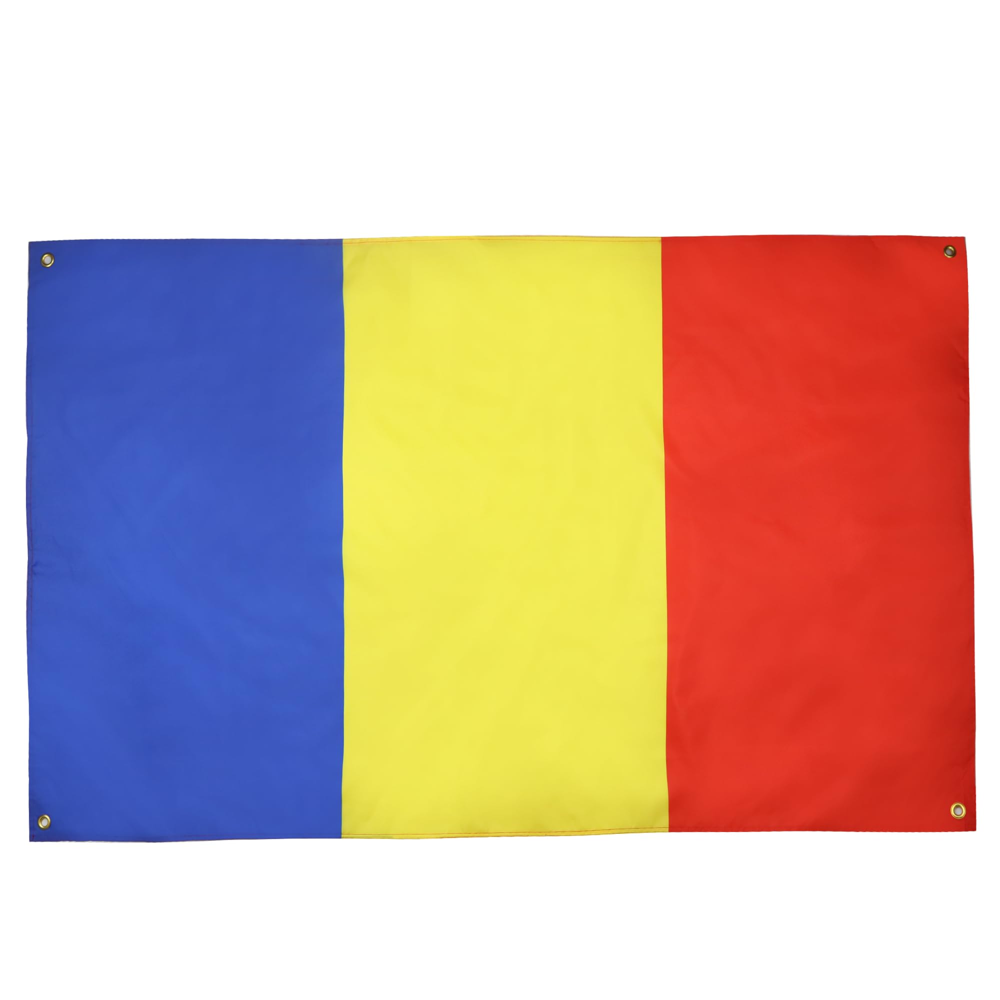 AZ FLAG Romanian Flag 150 x 90 cm with 4 Eyelets for Balcony or Wall, 1 Pièce