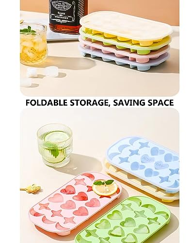 Molde de Silicona para Cubos de Hielo 2 Pzs con Tapa miniatura 6