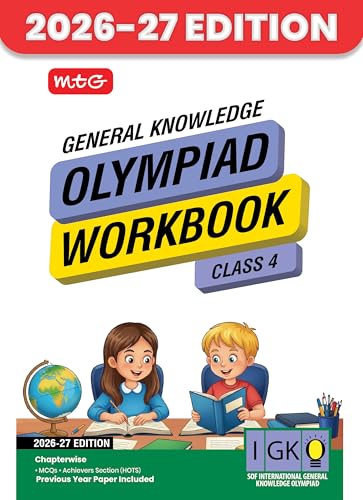 Image of MTG International General Knowledge Olympiad (IGKO) Workbook Class 4 - Chapter-wise MCQs with Achievers Section - SOF Olympiad Books For 2026-27 Exam