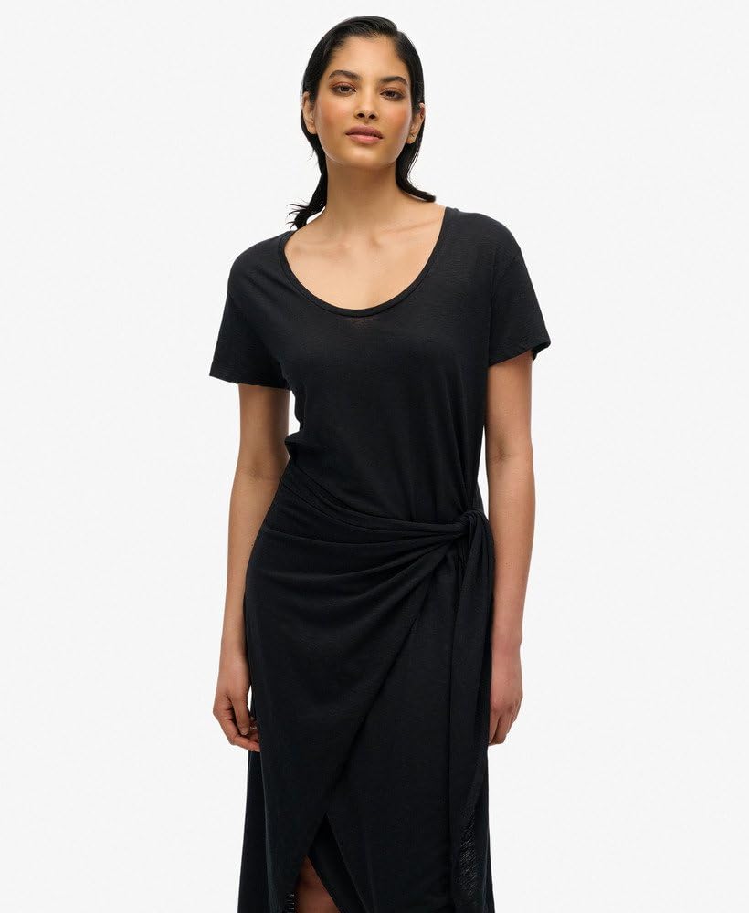 Superdry Robe portefeuille texturée pour femme