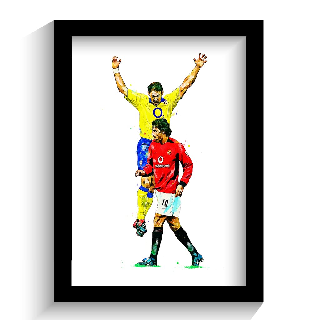Arsenal - Martin KEOWN - Framed Illustration Print Poster