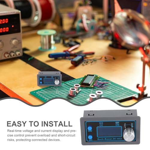 Regulador de voltaje programable DC ajustable KOMBIUDA, módulo para electrónica y DIY 3