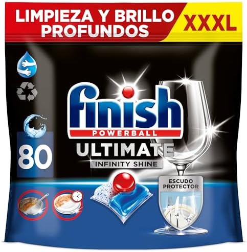 Finish Powerball Ultimate Infinity Shine Dishwasher Tablets with ...