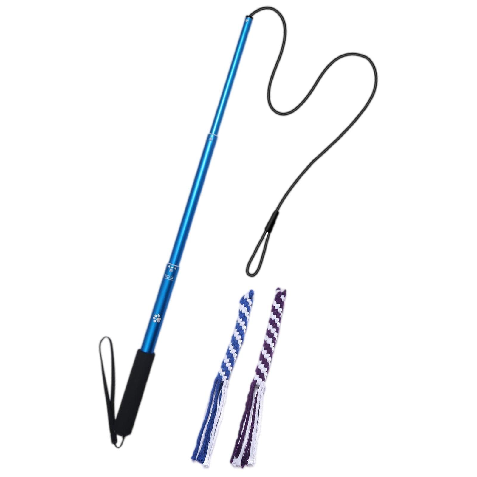 bnf® Retractable Dog Interactive Stick Extendable Flirt Pole Funny Chasing Toy Blue 69Cm (B0C58XX81B) Amazon Price History, Amazon Price Tracker