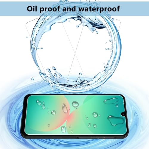 Image of YWXTW Screen Protector for Samsung Galaxy A17 / Galaxy A16 5G / A26 5G, 9H Tempered Glass Screen Protector Compatible with Galaxy A17 / A16 / A26, 2-Pack (Transparent)
