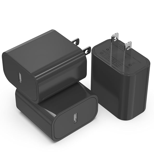 iGENJUN 3Pack USB C Charger Block 20W PD 3 0 Type C Wall Chargers USBC Power Adapter Brick