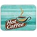 Gorąca kawa morski turkusowa kuchnia mata do suszenia naczyń chłonna izolacja wody zastawa stołowa ochronna podkładka do ekspresu do kawy 40 x 45 cm