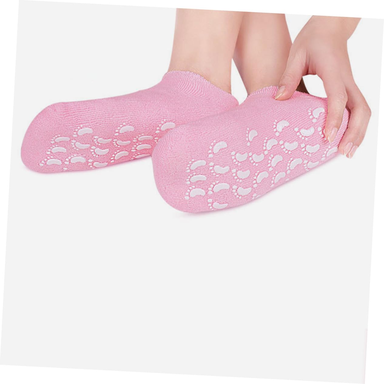 Mikinona 3pares Calcetines Spa Hidratantes Para Pies Secos Unisex Con Gel Reparador y Efecto Suavizante Calcetines De Cuidado Profesional Para Spa y Salón Talla Única Cómodos y Duraderos