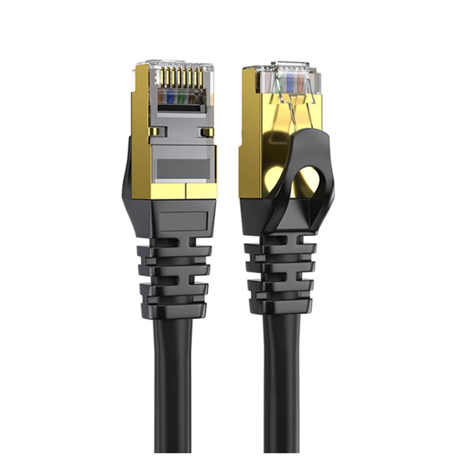 OSHZIKJII CAT7 Ethernet Cable 10Gb RJ45 Lan Network Cable Networking Ethernet Patch Cord CA 7 Network Cable(Cat7 Round Cable,0.5meter)