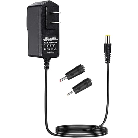 JINHEZO Premium External Power Supply Replacement (Output DC 6V 1A) AC Adapter, for USB Hub and 2.5-Inch HDD Enclosure, and for Omron Healthcare Upper Arm Blood Pressure Monitor 5, 7,10 Series