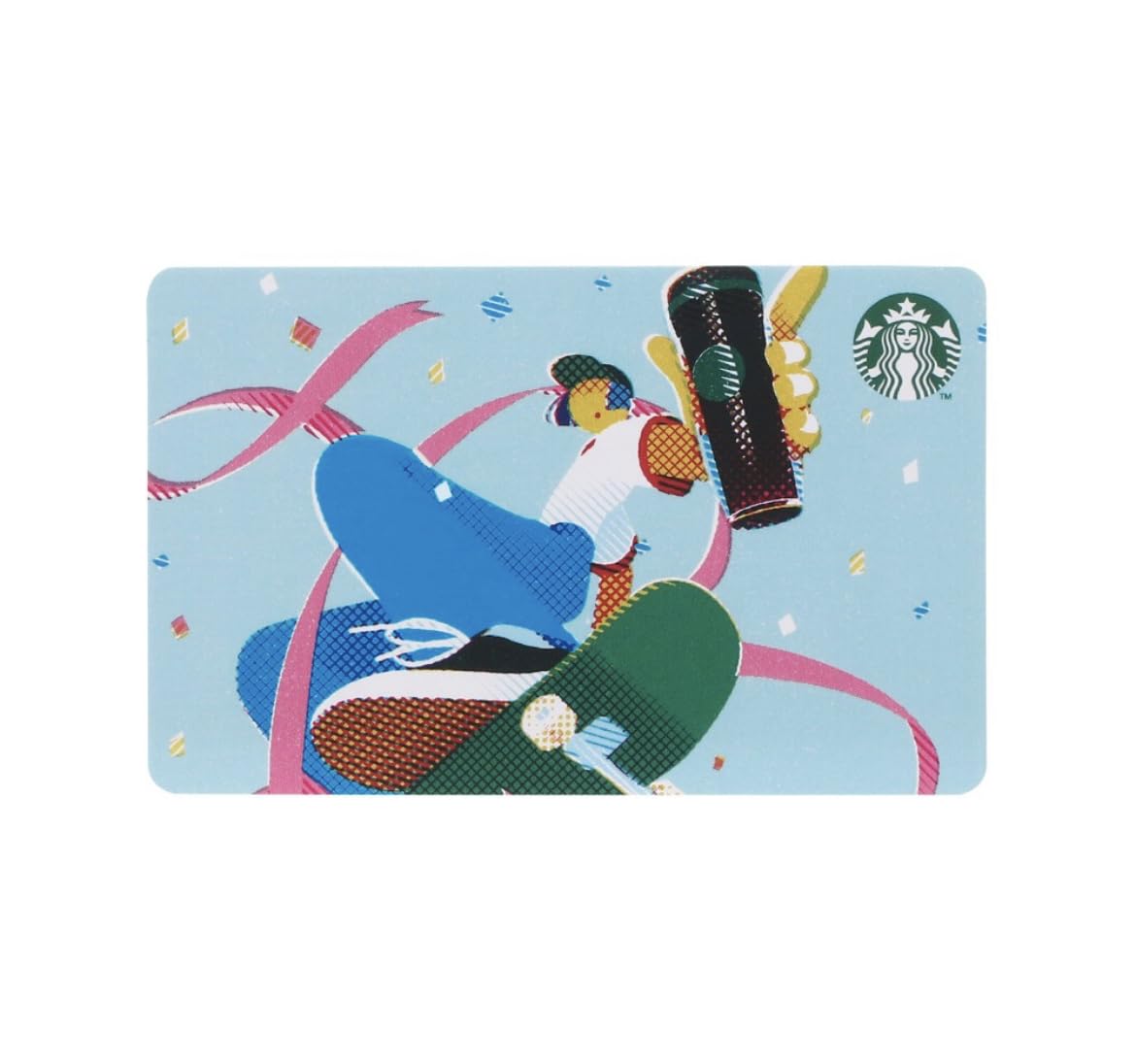Amazon | Starbucks スタバ スターバックス カード Spring スケート