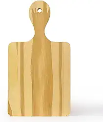 Conjunto 5 Mini Tábuas de Madeira Pinus para Caipirinha, Cortar Temperos, Servir Petiscos ou Usar como Lembrancinhas Decorativas