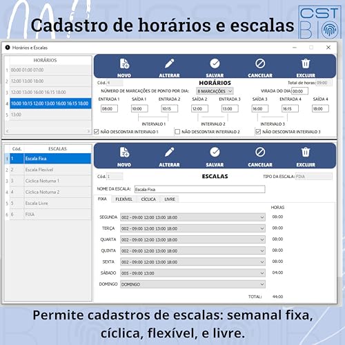 Relógio Ponto Reconhecimento Facial com Programa de Gerenciamento Sem Mensalidade e Pendrive